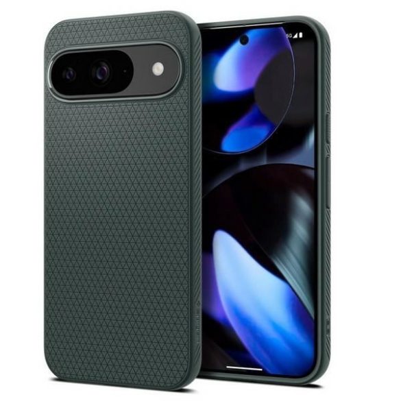 Spigen Liquid Air tok Google Pixel 9/9 Pro - sötétzöld