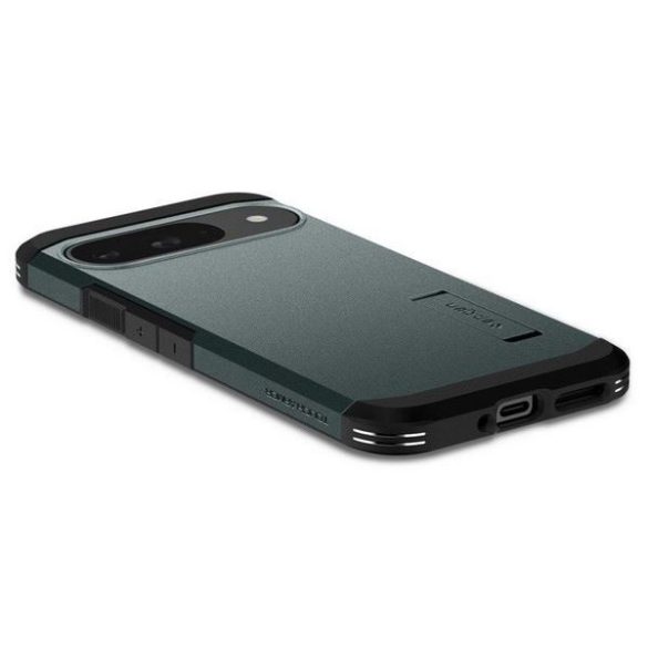 Spigen Tough Armor tok Google Pixel 9/9 Pro - sötétzöld