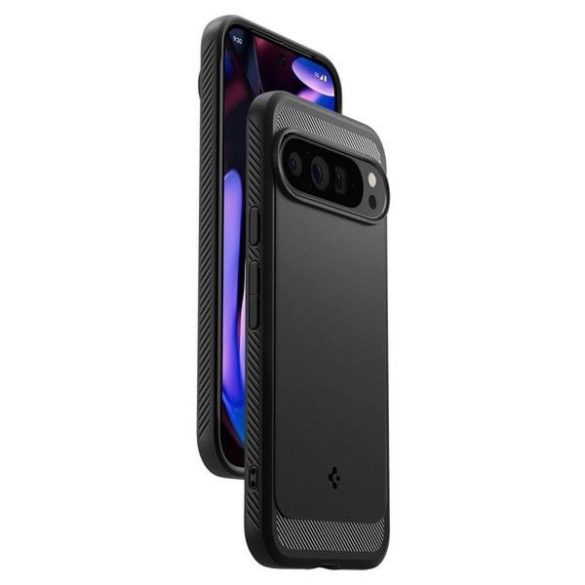 Spigen Rugged Armor tok Google Pixel 9 Pro XL - fekete