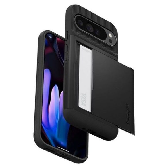 Spigen Slim Armor CS tok Google Pixel 9 Pro XL - fekete