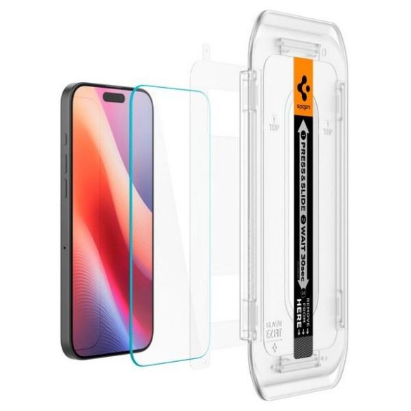 Spigen Glas.tR ”EZ FIT” üvegfólia felhelyezést segítő kerettel iPhone 16 Pro Max (2 db)