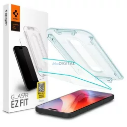   Spigen Glas.tR ”EZ FIT” üvegfólia felhelyezést segítő kerettel iPhone 16 Pro (2 db)