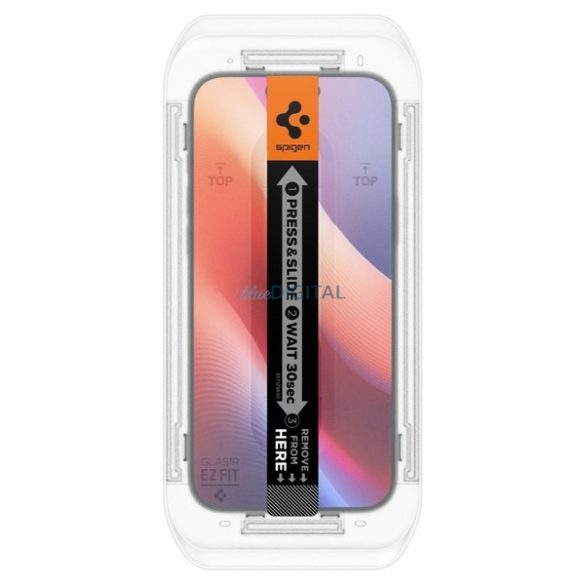 Spigen Glas.tR ”EZ FIT” üvegfólia felhelyezést segítő kerettel iPhone 16 Pro (2 db)