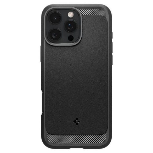 Spigen Rugged Armor tok iPhone 16 Pro Max - fekete