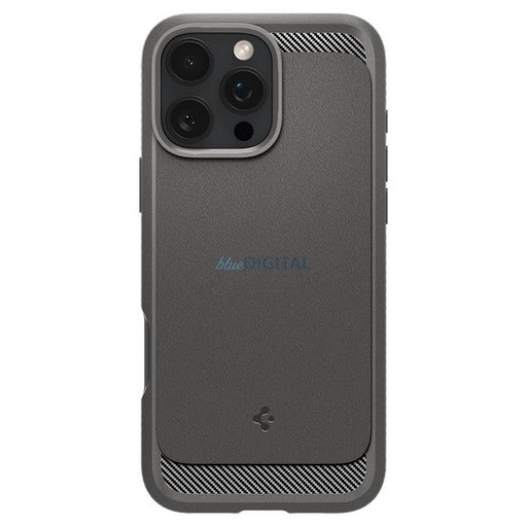 Spigen Rugged Armor tok iPhone 16 Pro Max - szürke