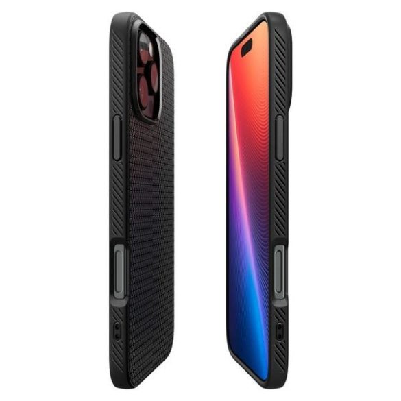 Spigen Liquid Air tok iPhone 16 Pro Max - fekete