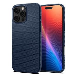 Spigen Liquid Air tok iPhone 16 Pro Max - tengerészkék