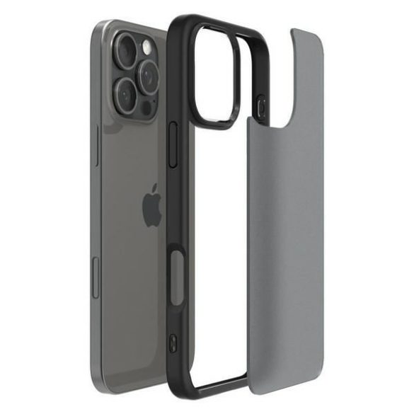 Spigen Ultra Hybrid tok iPhone 16 Pro Max - áttetsző fekete