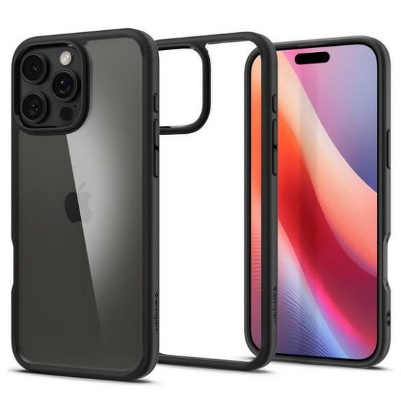 Spigen Ultra Hybrid tok iPhone 16 Pro Max - fekete