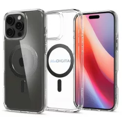   Spigen Ultra Hybrid MagSafe tok iPhone 16 Pro Max - átlátszó szürke mintával