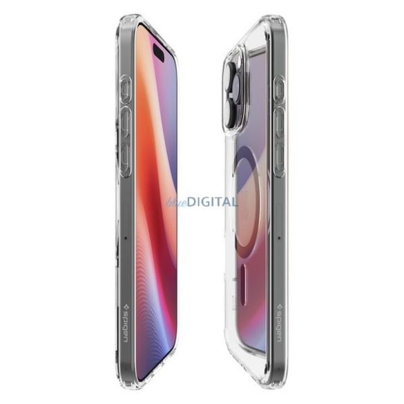 Spigen Ultra Hybrid MagSafe tok iPhone 16 Pro Max - átlátszó szürke mintával