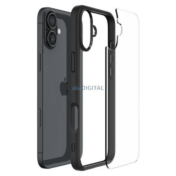 Spigen Ultra Hybrid tok iPhone 16 Plus - fekete