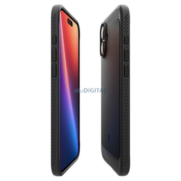 Spigen Rugged Armor tok iPhone 16 Plus - fekete