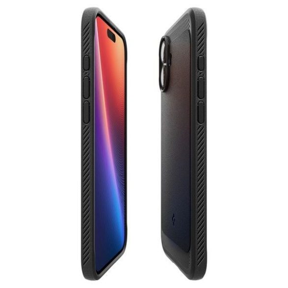 Spigen Rugged Armor tok iPhone 16 Plus - fekete