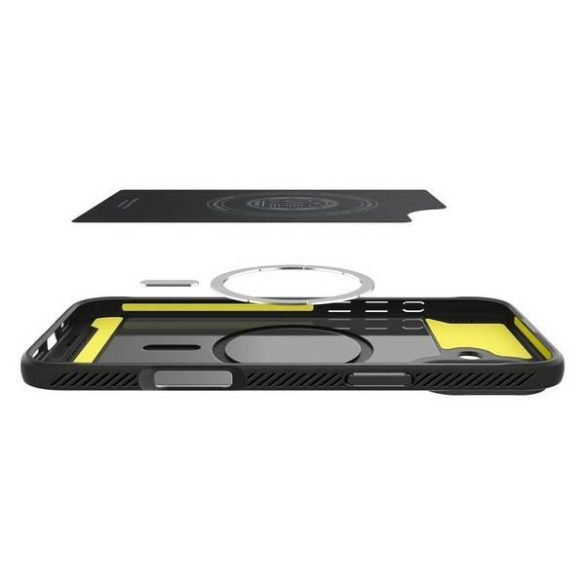 Spigen Rugged Armor tok iPhone 16 Plus - fekete