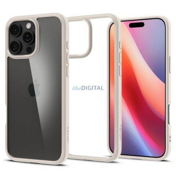 Spigen Ultra Hybrid tok iPhone 16 Pro - bézs