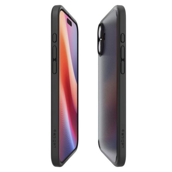 Spigen Ultra Hybrid tok iPhone 16 - áttetsző fekete