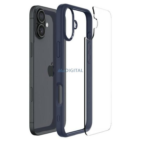 Spigen Ultra Hybrid tok iPhone 16 - tengerészkék