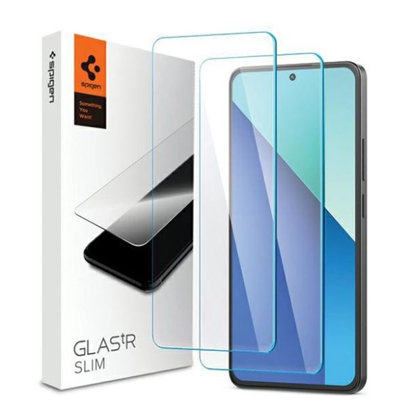 Spigen Glas.tR Slim edzett üveg Xiaomi Redmi Note 13 4G (2db)