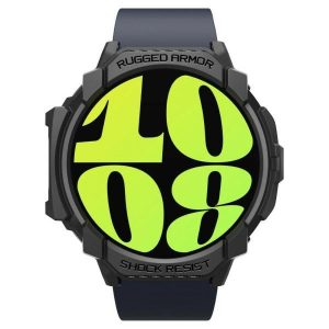 Spigen Rugged Armor tok + szíj Samsung Galaxy Watch 7 44mm - fekete