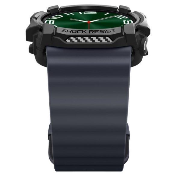 Spigen Rugged Armor tok + szíj Samsung Galaxy Watch Ultra 47mm - fekete