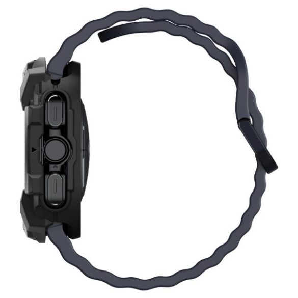 Spigen Rugged Armor tok + szíj Samsung Galaxy Watch Ultra 47mm - fekete