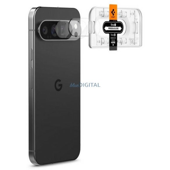 Spigen EZ FIT Optik.Tr Camera kamera lencse védő edzett üveg Google Pixel 9 Pro - 2 db