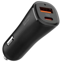   Spigen EV482 ArcStation Essential autós töltő 1xUSB-A és 1xUSB-C csatlakozással 48W - fekete
