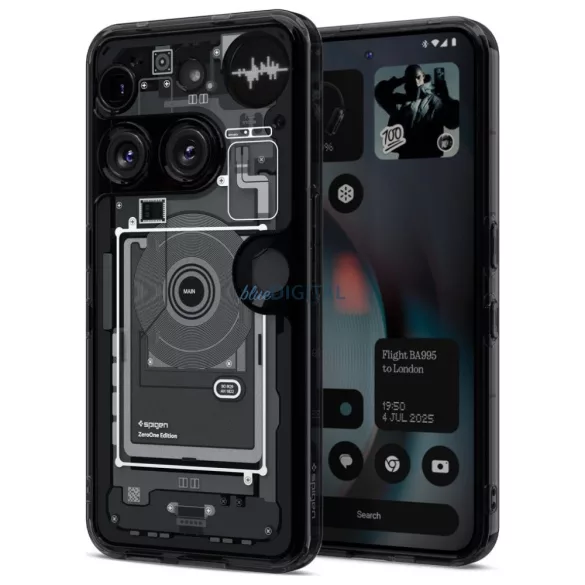 Spigen Ultra hibrid tok Semmi telefon 3 nulla egy