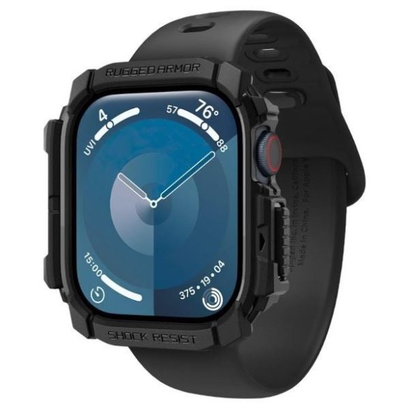 Spigen Rugged Armor tok Apple Watch 10 (42mm) - fekete