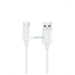   Spigen EB6020AC Essential USB-C – USB-A kábel, 60 W, 2 m, fehér