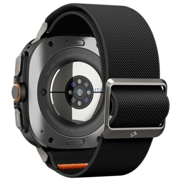 Spigen Fit Lite csereszíj Samsung Galaxy Watch Ultra 47mm - fekete