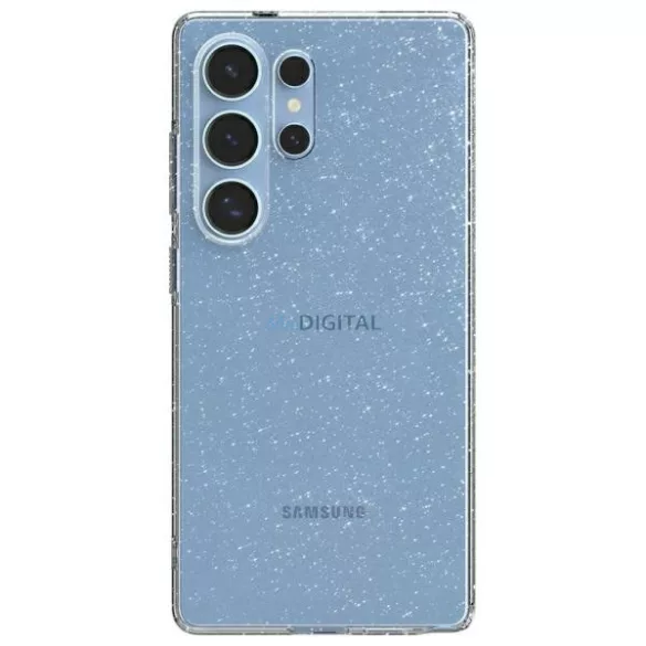 Spigen folyékony Crystal csillámos tok Samsung Galaxy S25 Ultra, átlátszó