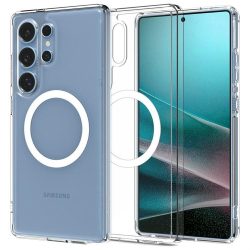   Spigen Ultra Hybrid MagSafe-kompatibilis tok Samsung Galaxy S25 Ultra - átlátszó-fehér