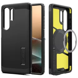  Spigen Tough Armor MagSafe-kompatibilis tok Samsung Galaxy S25 Ultra - fekete