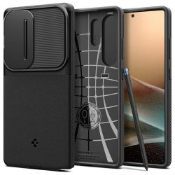Spigen Optik Armor tok Samsung Galaxy S25 Ultra - fekete