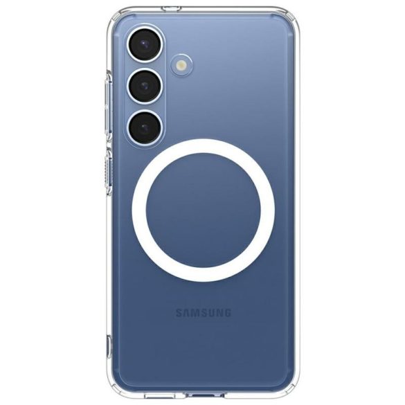 Spigen Ultra Hybrid MagSafe-kompatibilis tok Samsung Galaxy S25 - átlátszó-fehér
