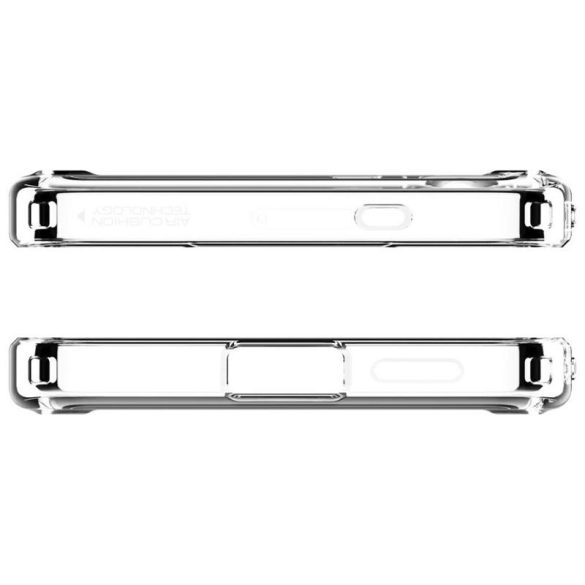 Spigen Ultra Hybrid MagSafe-kompatibilis tok Samsung Galaxy S25 - átlátszó-fehér