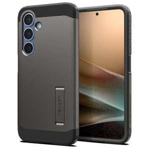 Spigen Tough Armor MagSafe-kompatibilis tok Samsung Galaxy S25 - szürke