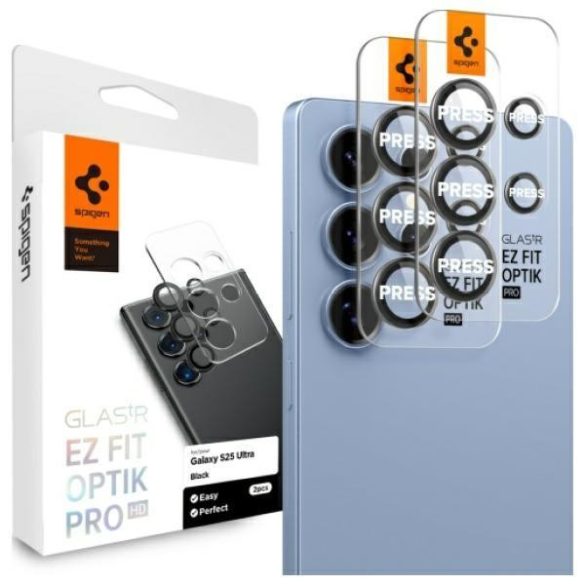 Spigen OPTIK PRO HD GLAS.TR "EZ FIT" kamera lencse védő fólia Samsung Galaxy S25 Ultra - 2 db