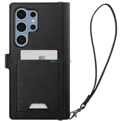   Spigen Wallet „S” tok Samsung Galaxy S25 Ultra készülékhez, fekete