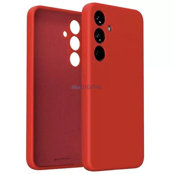 Mercury Silicone tok Samsung Galaxy S23 FE - piros