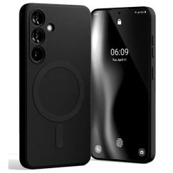   Mercury MagSafe Semi-Silicone tok Samsung Galaxy S24 - fekete