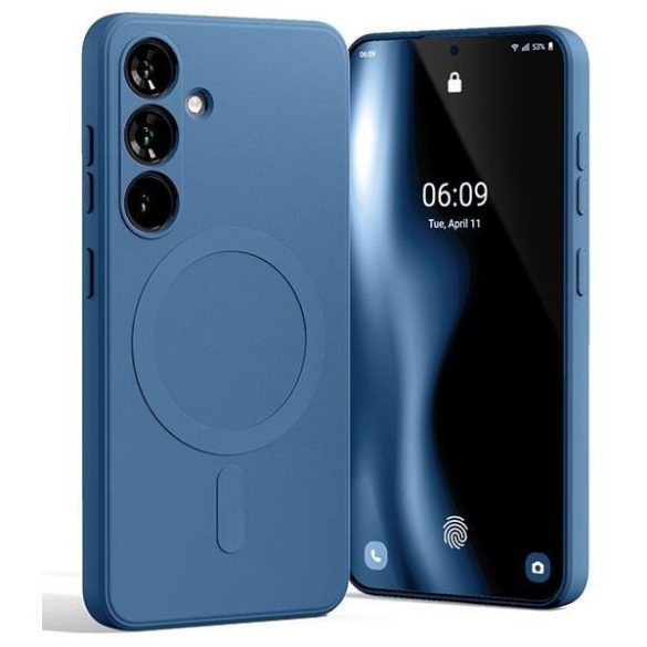 Mercury MagSafe Semi-Silicone tok Samsung Galaxy S24 - kék