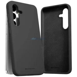 Mercury Samsung S24 S921 fekete szilikon tok
