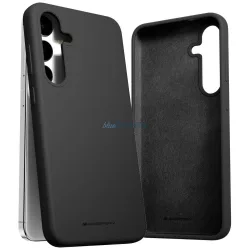 Mercury Samsung S24+ S926 fekete szilikon tok