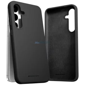 Mercury Samsung S24+ S926 fekete szilikon tok