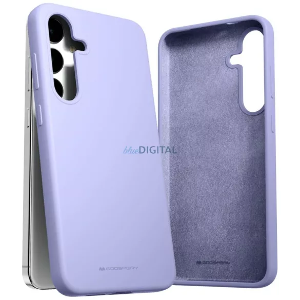Mercury Samsung S24+ S926 levendula szilikon tok