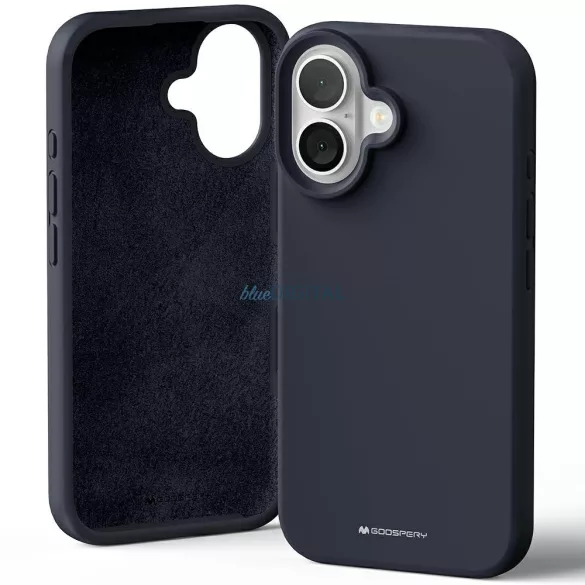 Mercury Silicone tok iPhone 16 - tengerészkék