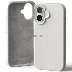 Mercury Silicone tok iPhone 16 - bézs